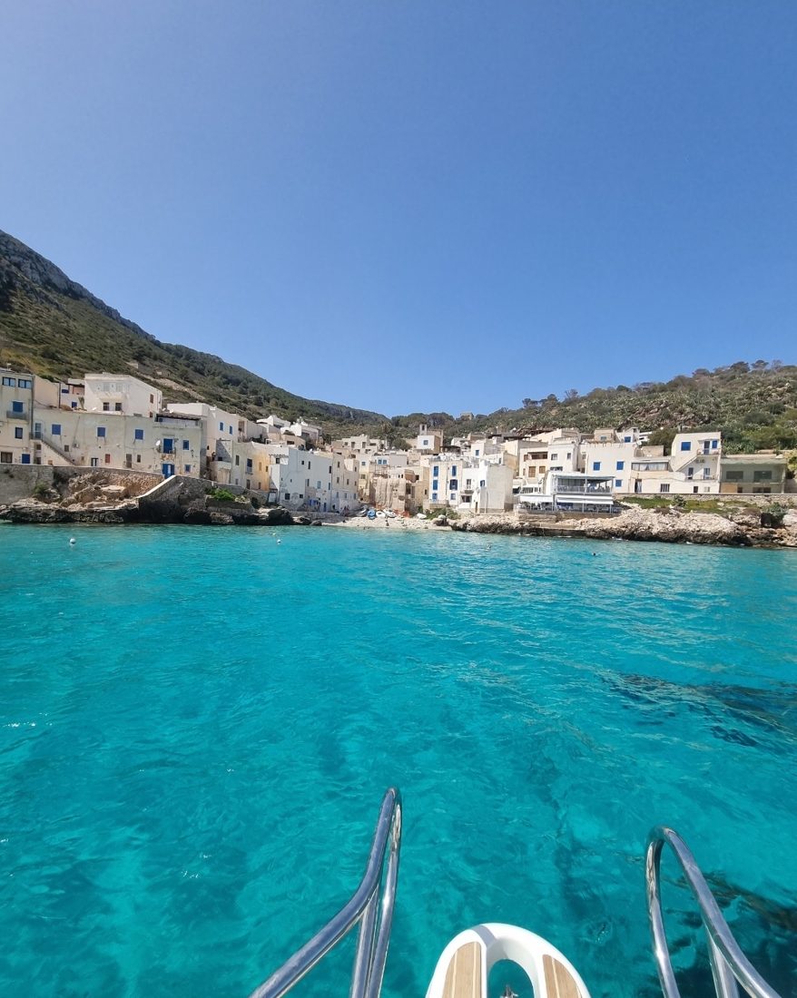 Turquoise water off the island of Levanzo