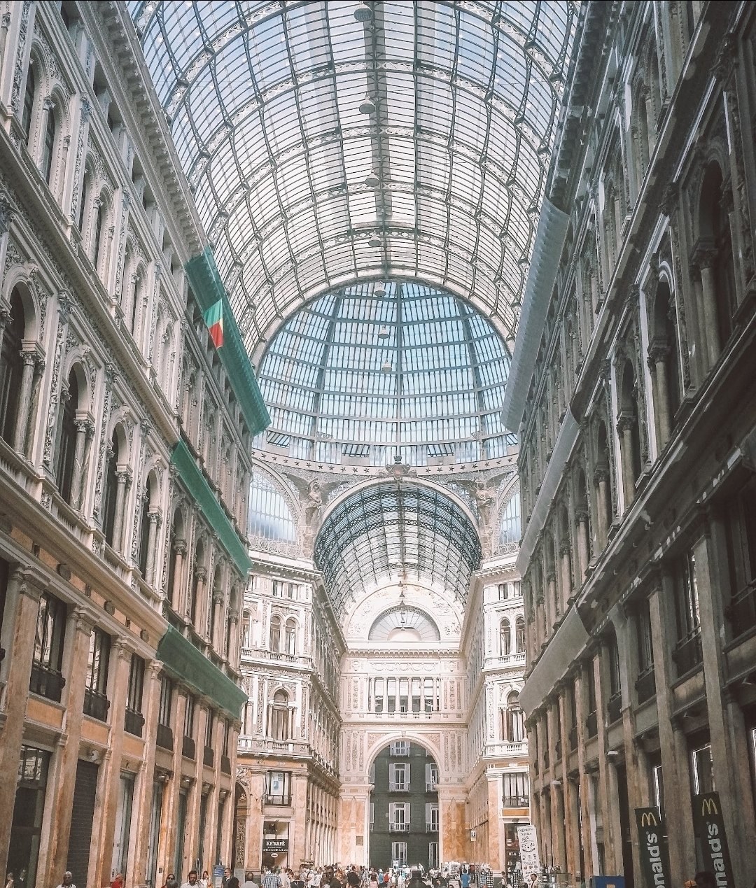 Galleria Umberto I, Naples’ glass-roofed shopping arcade
