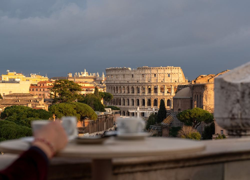 The Colosseum in the evening sun